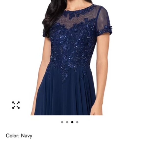 Xscape Petit Embellished Gown - Never Worn - Picture 4 of 4